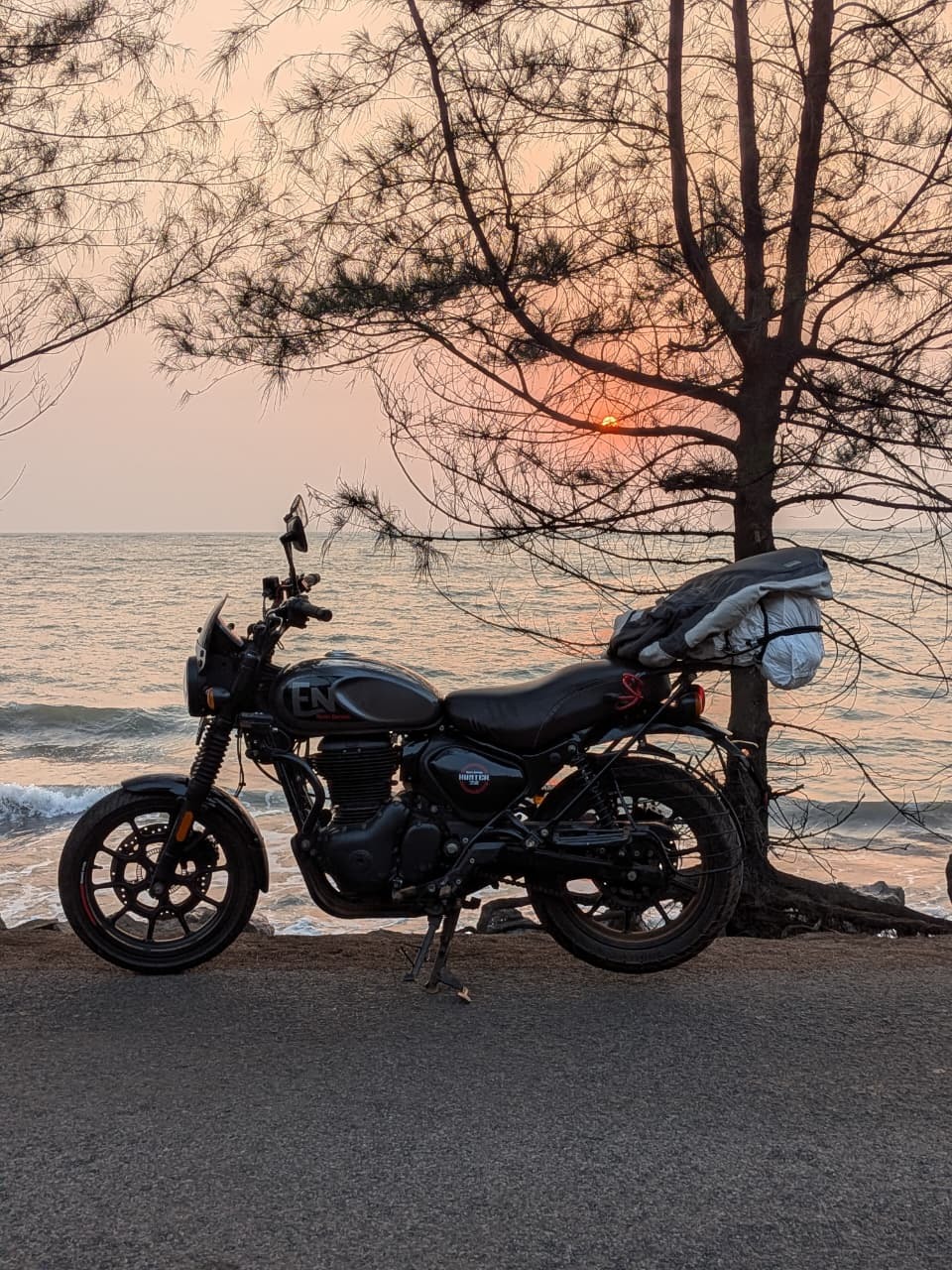 Their Hunter by the sea at sunset